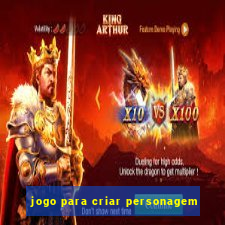 jogo para criar personagem